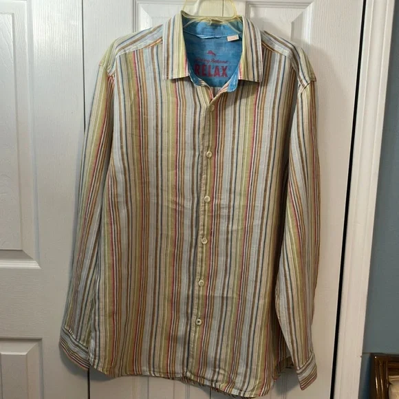 knee length dresses for ladies Tommy Bahama Big & Tall Button Down Fireside Santa Fe Shirt